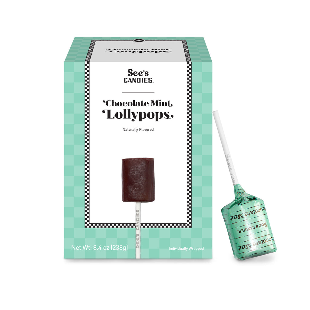 Chocolate Mint Lollypops